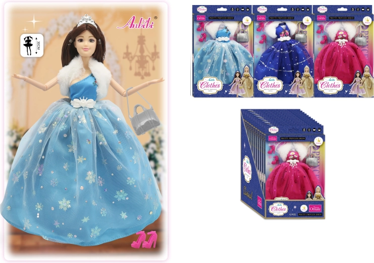 Robe élégante pour poupées – plusieurs modèles