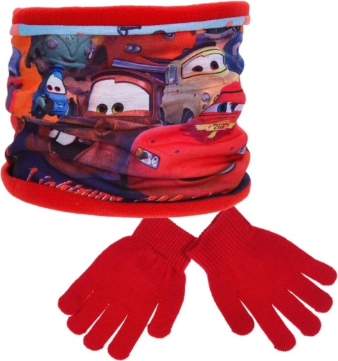 Ensemble tour de cou et gants Disney Cars