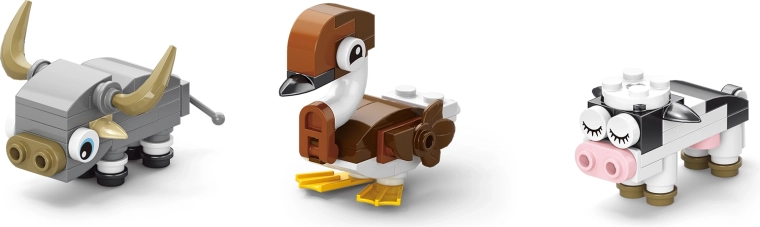 Assemblez jusqu’à 12 animaux adorables