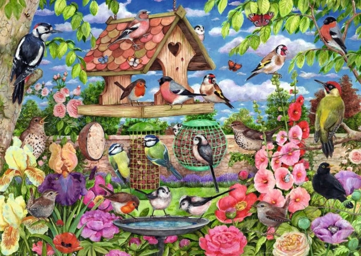 Puzzle Ravensburger Table à oiseaux 1000 pièces