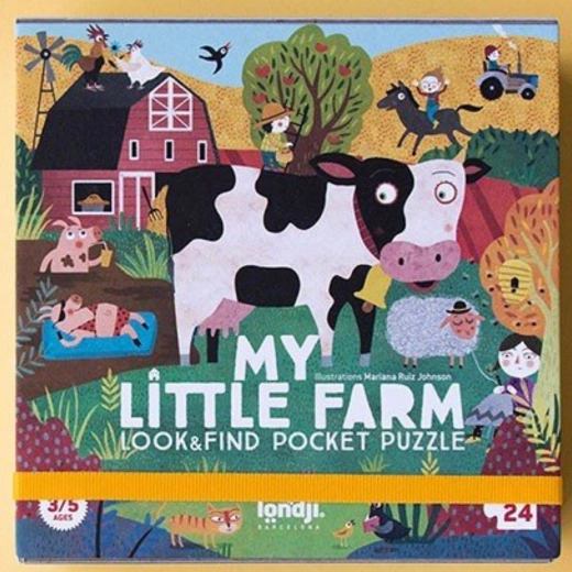 Puzzle de poche Petite ferme 24 pièces