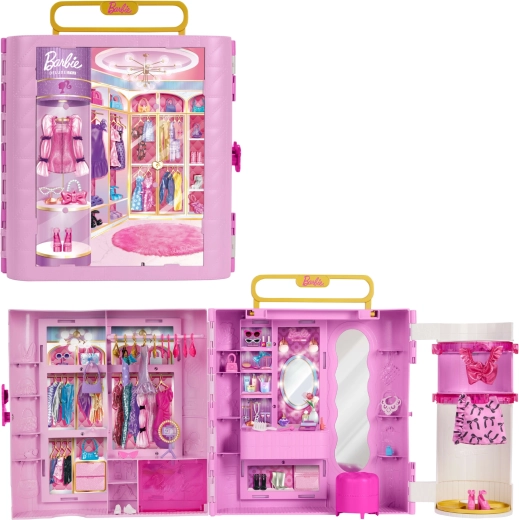 Mattel Barbie deluxe dressing avec coiffeuse et accessoires