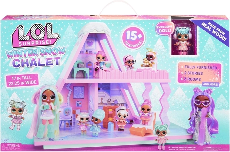 Chalet enneigé d'hiver L.O.L. Surprise