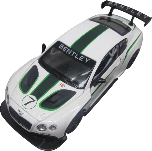 Modèle de voiture en métal 1:32 BENTLEY Continental GT3 avec lumières et sons