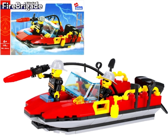 Bateau de sauvetage des pompiers – kit de construction