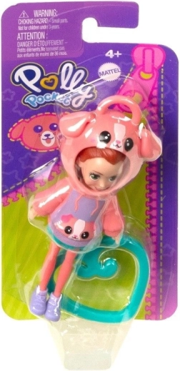 figurine polly pocket porte-clés petit cochon