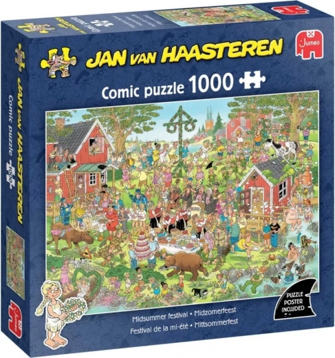 Puzzle Jumbo Jan van Haasteren festival d’été 1000 pièces