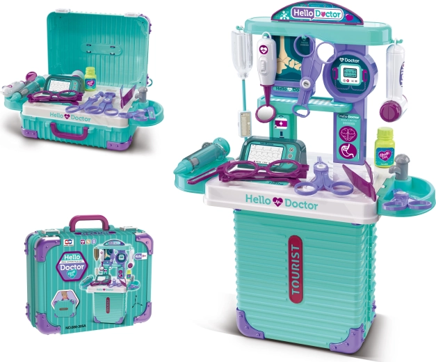 2-en-1 petite valise et cabinet médical avec accessoires SPARKYS