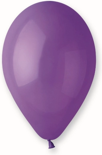 Ballons violets pastel 25 cm