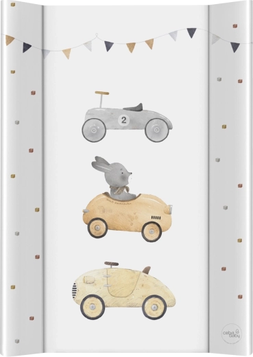 Ceba Baby matelas à langer avec planche rigide 50 × 70 cm basic bunny driver