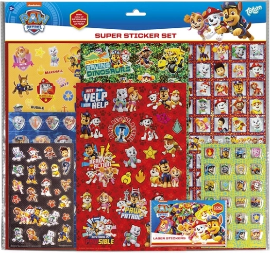 Grand set : 8 planches et plus de 300 autocollants