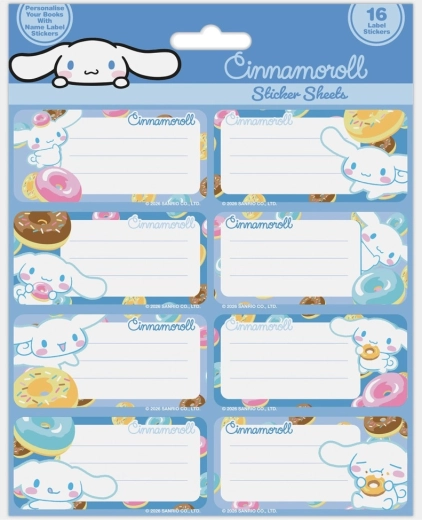 My Melody étiquettes nominatives pour cahiers
