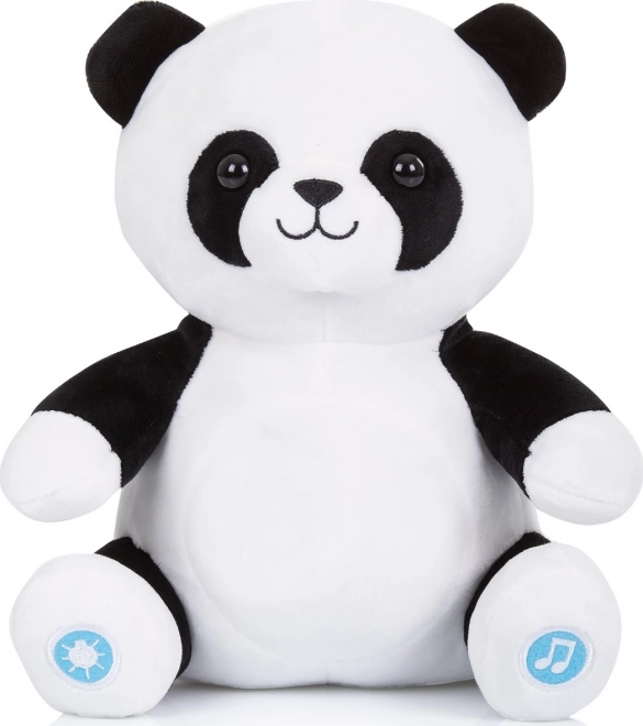 Panda en peluche avec lumières et musique Chipolino