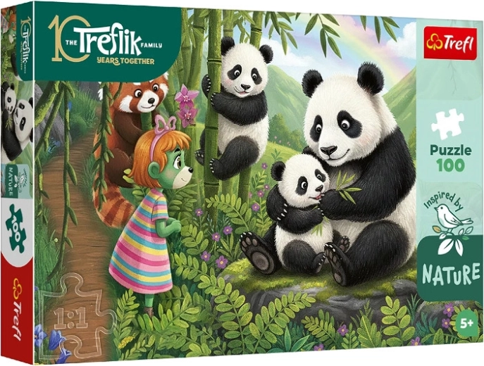 Puzzle Inspired by Nature pandas – 100 pièces