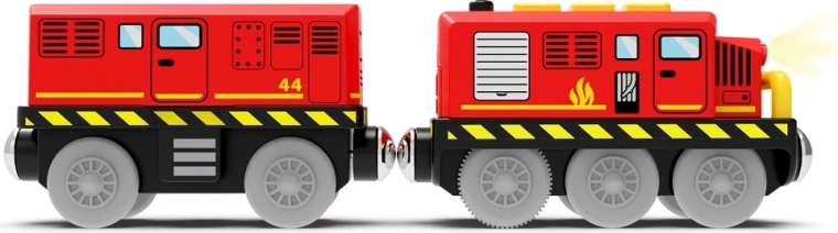 Locomotive et 1 wagon dans l’emballage