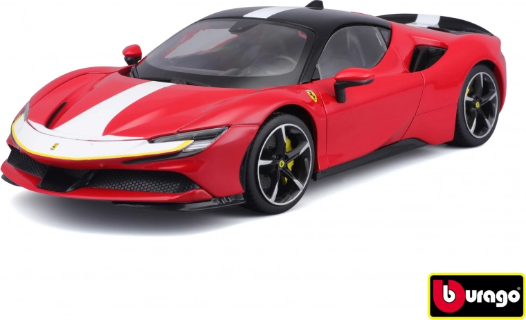 Modèle de voiture Ferrari SF90 Stradale Assetto Fiorano 2020 1:18 Bburago