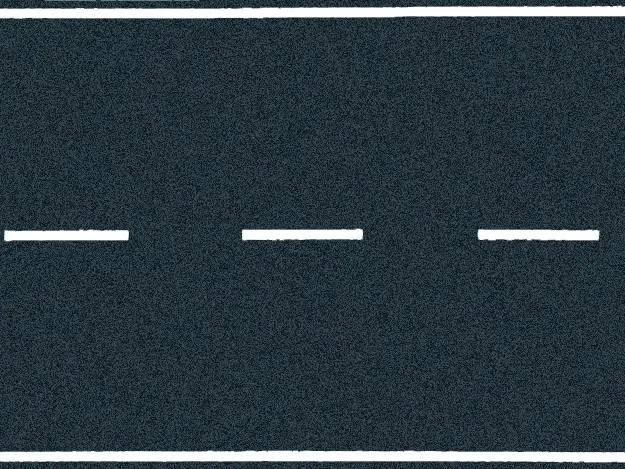 Routes autocollantes asphalte noir pour réseau ferroviaire miniature