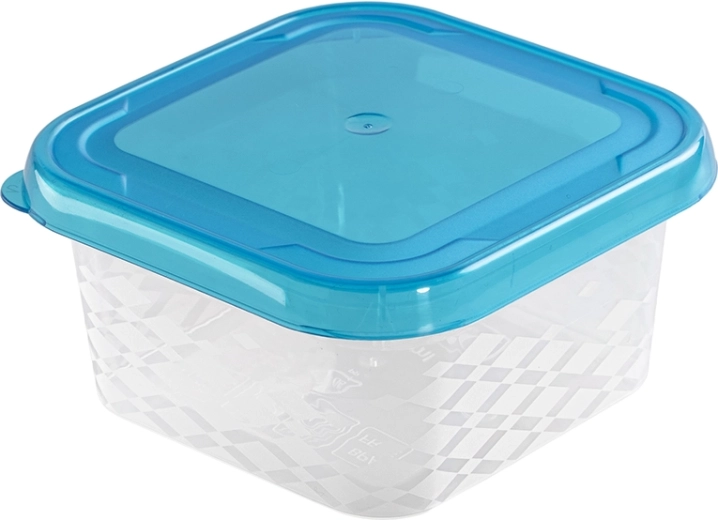Blue Box boîte alimentaire carrée 0,25 l bleue
