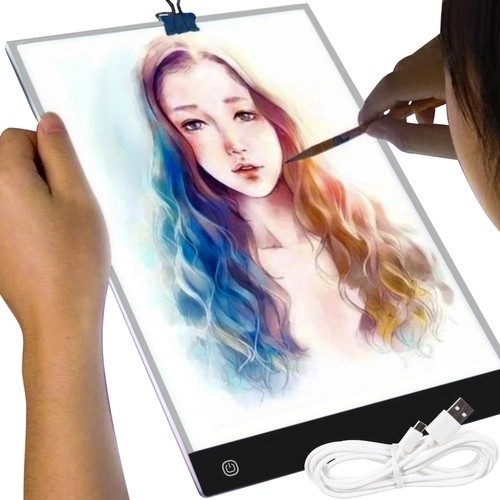 planche lumineuse LED ultrafine A4 pour le dessin avec alimentation USB
