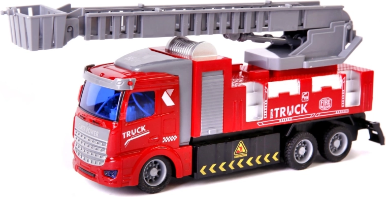 Camion de pompiers télécommandé avec effets lumineux - 1 pièce