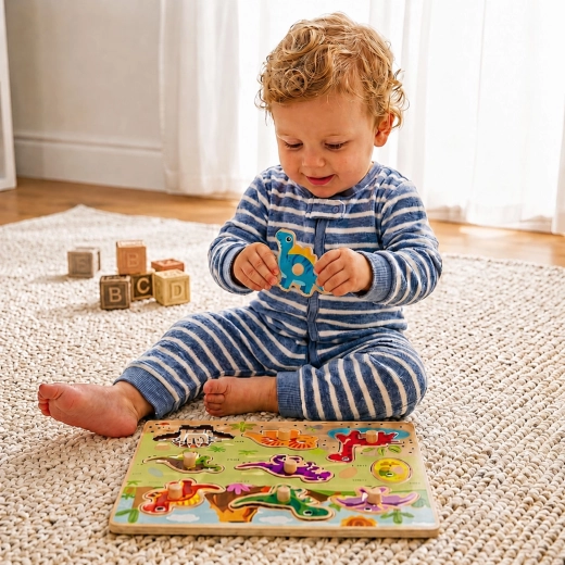 Encastrer les formes façon Montessori, étape par étape