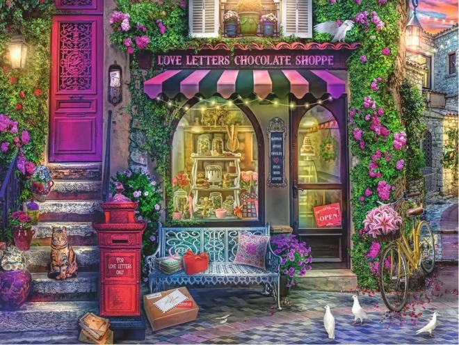 Ravensburger puzzle Love Letters Chocolate Shop 1500 pièces
