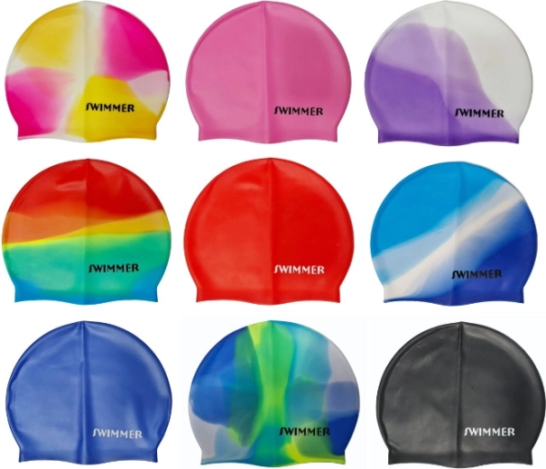Bonnet de bain en silicone pour enfants