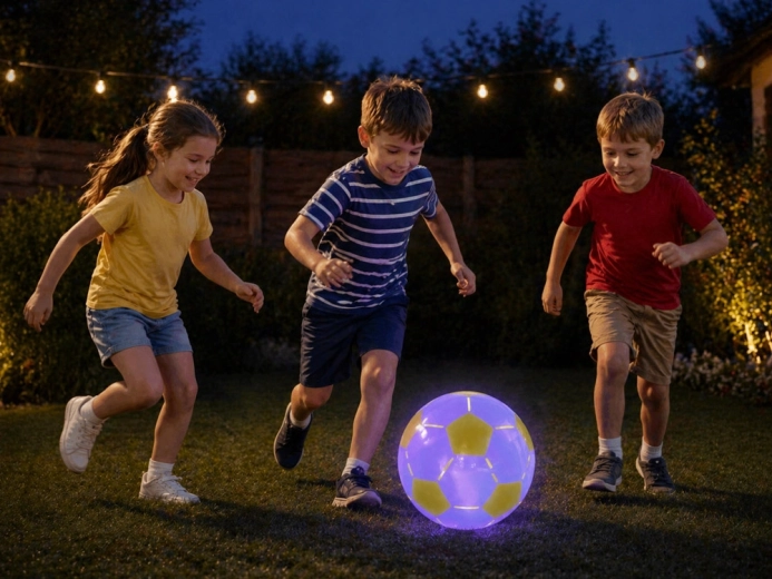 Éclairage LED pour jouer même au crépuscule