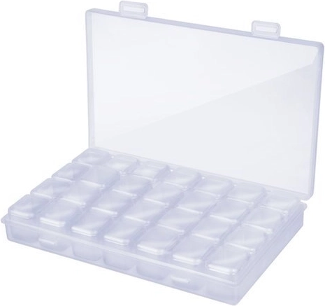 Organiseur pour un tri clair des strass