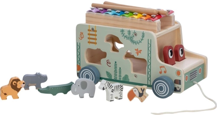 Jeu musical grâce au xylophone intégré