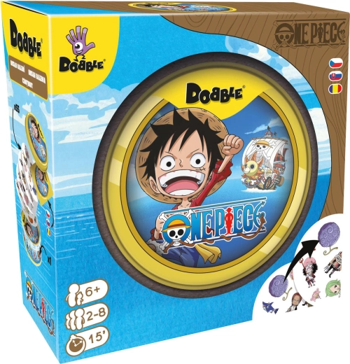 Motifs One Piece sur 55 cartes rondes