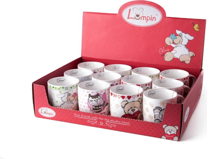 Lot de tasses en céramique Lumpin mix 12 pièces