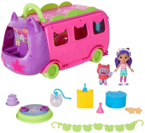 Bus de fête ouvrant avec podium tournant