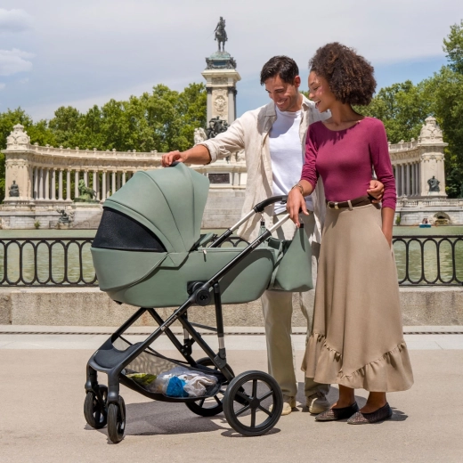 Conduite fluide grâce aux grandes roues et à la suspension