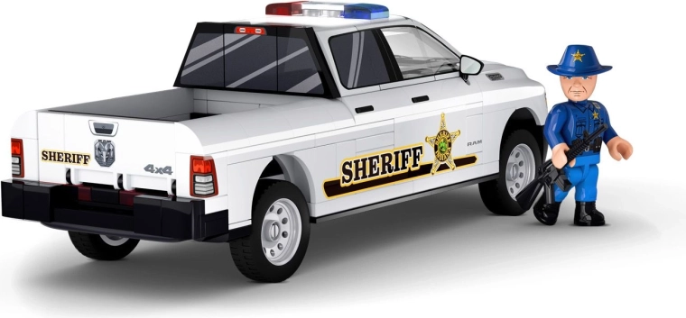 Figurine de shérif et accessoires de police