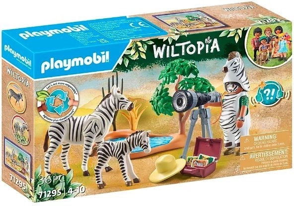 Playmobil Wiltopia expédition safari avec photographe et zèbres