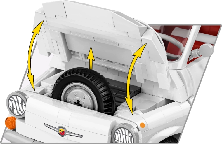 Accès au compartiment moteur