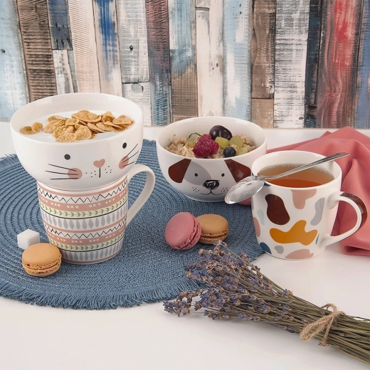 Set pratique pour petit-déjeuner et collations