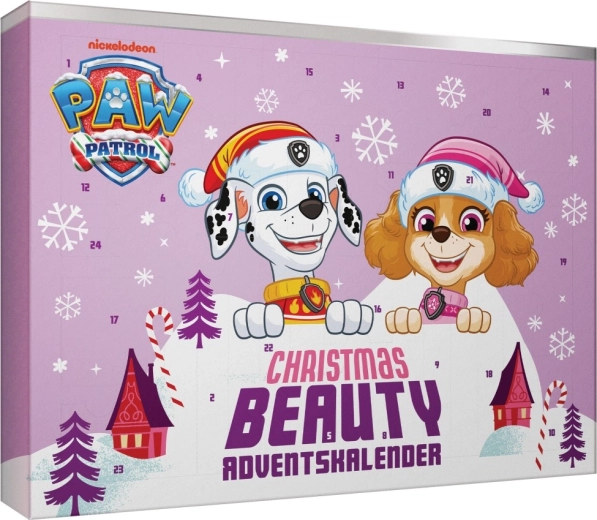 Calendrier de l’Avent cosmétique pour enfants Pat’ Patrouille rose