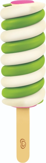 Twister en spirale réaliste sur bâtonnet