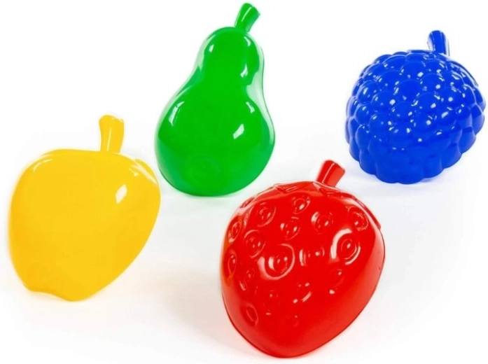 Set de moules à sable – fruits, 4 pcs