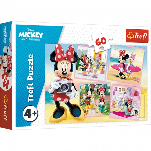 puzzle 60 pièces disney minnie – la mignonne minnie