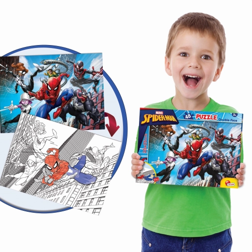 puzzle recto-verso SPIDER-MAN 48 pièces 35 × 25 cm