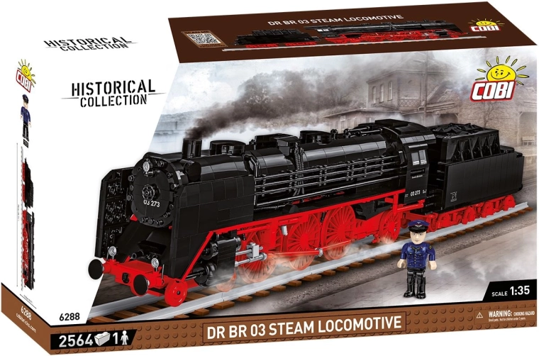 Locomotive à vapeur DR BR 03 à l’échelle 1:35 (Cobi)