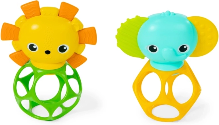 Oball anneaux de dentition Soother Pals, lot de 2 pièces, dès 3 mois