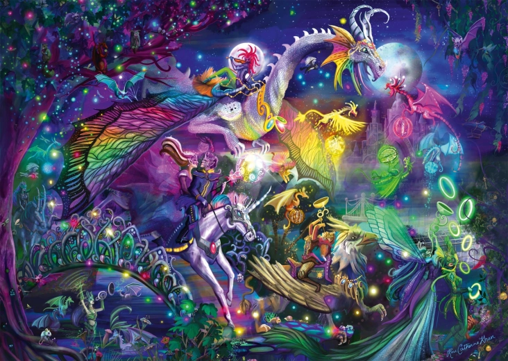 Puzzle Cirque nocturne d’été 1000 pièces SCHMIDT