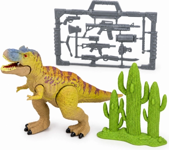 Dinosaure et accessoires pour des scénarios réalistes
