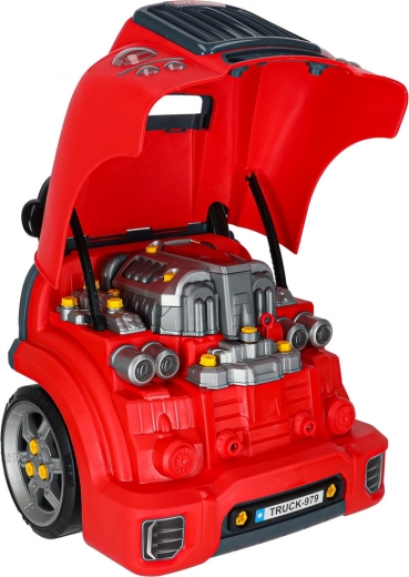 Capot ouvrant et moteur démontable