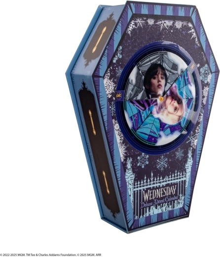 Design luxueux en forme de cercueil pour les fans de WEDNESDAY