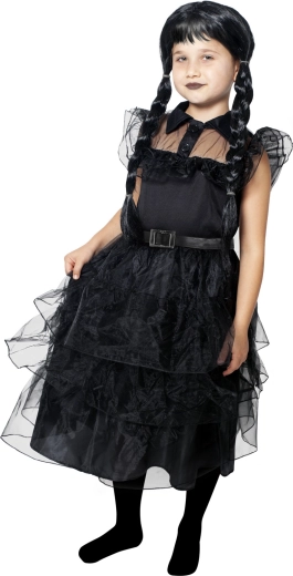 Costume enfant fille mystérieuse M (6–8 ans) – emballage éco